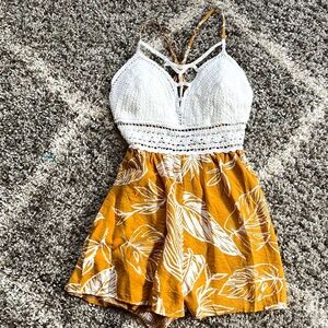 Fashion Nova Romper with padded top